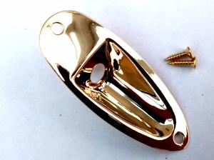 STRATOCASTER ELECTRIC GUITAR BOAT JACK PLATE GOLD